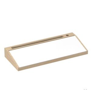 North Desktop Bamboo Whiteboard Storage Organizer Tablet Stand Keyboard Riser